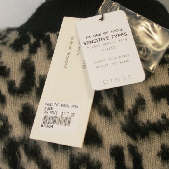 PRESS Fuzzy Leopard Spot Sweater - Picture 5 of 5